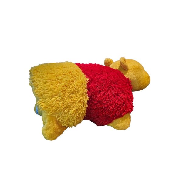 Winnie the Pooh Disney Pillow Pet 18" Plush Stuffed Toy Bear Yellow Red Soft - Picture 10 of 16